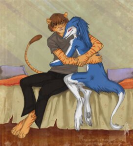Rating: Safe Score: 0 Tags: anthro bed blue_body blue_fur blue_hair brown_hair collar cuddling digitigrade duo e621 eyes_closed felid fur furniture hair hybrid inside liger lion male male/male mammal markus_(dowantanaccount) pantherine romantic romantic_couple sergal tail vagabondbastard User: bunchy7s Rating: Safe Score: 0 Tags: anthro bed blue_body blue_fur blue_hair brown_hair collar cuddling digitigrade duo e621 eyes_closed felid fur furniture hair hybrid inside liger lion male male/male mammal markus_(dowantanaccount) pantherine romantic romantic_couple sergal tail vagabondbastard User: bunchy7s
