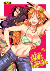 Rating: Explicit Score: 0 Tags: 1girls bikini bikini_top black-haired_female black_hair breasts erect_nipples eyewear_on_head female female_only high_resolution jeans large_breasts long_hair nami_(one_piece) nico_robin nipples one_piece orange-haired_female orange_hair post-timeskip rule34 sarong skirt smile striped_bikini sunglasses sunglasses_on_head swimsuit tight_clothes tight_pants wink yu-ri User: bunchy7s