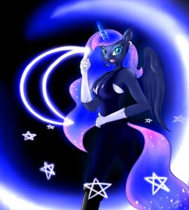 Rating: Safe Score: 0 Tags: 2013 anthro anthrofied blue_body blue_eyes blue_feathers blueondrive boots breasts cleavage clothed clothing e621 electronics equid equine eyeshadow feathered_wings feathers female footwear friendship_is_magic gloves glowing handwear hasbro headgear headphones headset hi_res horn light looking_at_viewer magic makeup mammal microphone moon my_little_pony mythological_creature mythological_equine mythology piercing princess_luna_(mlp) shoes solo star winged_unicorn wings User: bunchy7s