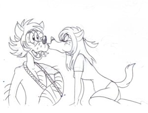 Rating: Safe Score: 0 Tags: anthro bottomwear canid canine canis cast claws clothed clothing crossgender duo e621 fan_character female hi_res kissing male mammal medical_sling mtf_crossgender nogicu pants romantic romantic_couple russian shirt smile soyuzmultfilm square_crossover topwear volk_(wjyw) well_just_you_wait! wolf User: bunchy7s