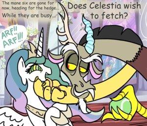 Rating: Safe Score: 0 Tags: acting_like_a_dog bodily_fluids chimera crown dialogue discord_(mlp) draconequus drooling duo e621 english_text equid equine facial_hair feathered_wings feathers female feral friendship_is_magic hasbro headgear horn male mammal mickeymonster mind_control my_little_pony mythological_creature mythological_equine mythology princess_celestia_(mlp) saliva text tongue tongue_out winged_unicorn wings User: bunchy7s