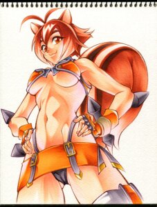 Rating: Questionable Score: 0 Tags: animal_humanoid arc_system_works blazblue bottomwear breasts calnarsa clothed clothing e621 female hands_on_hips humanoid low-angle_view makoto_nanaya mammal mammal_humanoid pose rodent rodent_humanoid scan sciurid sciurid_humanoid skimpy skirt solo tail traditional_media_(artwork) tree_squirrel tree_squirrel_humanoid under_boob upskirt User: bunchy7s
