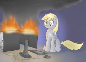 Rating: Safe Score: 0 Tags: amber_eyes blonde_hair computer computer_keyboard cutie_mark derpy_hooves_(mlp) e621 electronics equid equine eyelashes feathered_wings feathers female feral fire friendship_is_magic fur grey_body grey_feathers grey_fur hair hasbro hi_res keyboard long_hair mammal monitor my_little_pony mythological_creature mythological_equine mythology pegasus sitting smile smoke solo sunset-haste wings yellow_eyes User: bunchy7s