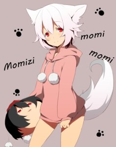 Rating: Safe Score: 0 Tags: animal_humanoid aya_shameimaru black_hair bottomless canid canid_humanoid canine canine_humanoid canis clothed clothing dog_humanoid domestic_dog duo e621 female hair hat headgear headwear hi_res hotto_kan humanoid kimeemaru mammal mammal_humanoid momiji_inubashiri pom_clothing pom_hoodie red_eyes short_hair smile sweater tail tokin_hat topwear touhou white_hair yukkuri_shiteitte_ne User: bunchy7s
