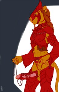 Rating: Explicit Score: 0 Tags: anthro cock_guard e621 erection felid genital_leash genitals harness ian_mckleston jonas-pride leash leather lion male mammal pantherine penis penis_harness penis_leash simple_background solo tail User: bunchy7s