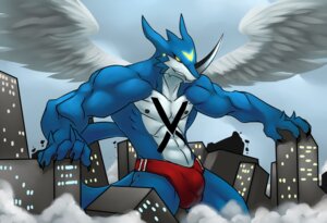 Rating: Explicit Score: 0 Tags: anthro bandai_namco biped blue_body blue_skin bulge claws clothed clothing countershading digimon digimon_(species) dragon e621 exveemon facial_markings faint fangs feathered_dragon feathered_scalie feathered_wings feathers grin head_markings horn looking_at_viewer macro male markings muscular muscular_anthro muscular_male mythological_creature mythological_scalie mythology scalie smile solo standing tail teeth wings xbuimonsama yellow_eyes User: bunchy7s
