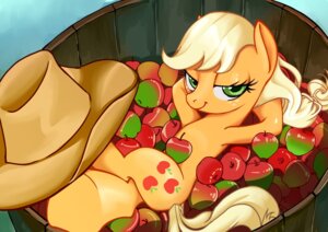 Rating: Safe Score: 0 Tags: 2013 absurd_res apple applejack_(mlp) blonde_hair bucket clothing container cowboy_hat cutie_mark e621 earth_pony equid equine female feral food freckles friendship_is_magic fruit fur gashiboka green_eyes hair half-closed_eyes hands_behind_back hasbro hat headgear headwear hi_res horse if_it_fits_i_sits_(meme) in_bucket in_container looking_at_viewer lying mammal meme my_little_pony narrowed_eyes on_back orange_body orange_fur plant pony solo User: bunchy7s