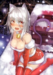 Rating: Safe Score: 0 Tags: :d absolute_territory animal_humanoid arm_support armwear bell big_breasts blush bottomwear breasts breath cat_humanoid chimney christmas christmas_clothing christmas_headwear cleavage clothed clothing collar detached_sleeves e621 fangs felid felid_humanoid feline feline_humanoid female forked_tongue fur_trim_(clothing) grey_hair hair hat headgear headwear hitoshi holidays humanoid leaning leaning_forward legwear living_tail long_tongue mammal mammal_humanoid midriff miniskirt on_roof open_mouth outside red_eyes reptile santa_hat scalie sitting skirt smile snake snake_tail snow snowing solo tail tail_mouth teeth thigh_highs tongue tongue_out unusual_anatomy unusual_tail wariza User: bunchy7s
