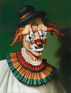 Rating: Questionable Score: 0 Tags: andre_martins_de_barros auguste_clown butt clothing clown creepy e621 female formal_art human legwear low_res mammal mostly_nude nightmare_fuel not_furry painting_(object) smile solo soul_devouring_eyes stockings uncanny_valley what User: bunchy7s