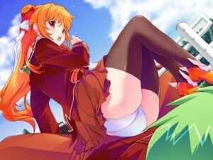 Rating: Explicit Score: 0 Tags: :o arm_support ass black_legwear black_thighhighs blazer blush bun_cover cloud cowgirl_position double_bun dutch_angle embarrassed female from_below game_cg green_hair high_heels long_hair looking_back looking_down lying manana min-naraken miniskirt on_back open_mouth orange_hair outdoors panties pantyshot pantyshot_(lying) pantyshot_(sitting) pantyshot_sitting pov red_eyes red_hair ribbon rule34 school_uniform seifuku shoes sitting sitting_on_lap sitting_on_person skirt sky tenjou_shun'ichi tenjou_shunichi thighhighs ultra_mahou_shoujo_manana underwear upskirt white_panties User: bunchy7s