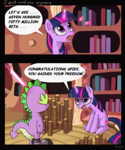 Rating: Safe Score: 0 Tags: 5:6 ball_and_chain betrayal book coin comic crossover cutie_mark dialogue dragon duo e621 english_text equid equine female feral friendship_is_magic fur gold_(metal) gold_coin hair hasbro hi_res horn imminent_death knife levitation library magic male mammal money multicolored_hair my_little_pony mythological_creature mythological_equine mythological_scalie mythology ponykillerx purple_body purple_eyes purple_fur purple_hair scalie slave sparkles spike_(mlp) tail talking_feral text twilight_sparkle_(mlp) two_tone_hair unicorn User: bunchy7s