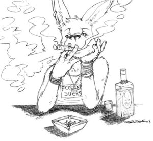 Rating: Safe Score: 0 Tags: 2003 alcohol anthro artdecade beverage cigar e621 ear_piercing english_text food fur greyscale kangaroo macropod male mammal marsupial monochrome piercing sketch smoke smoking solo text User: bunchy7s Rating: Safe Score: 0 Tags: 2003 alcohol anthro artdecade beverage cigar e621 ear_piercing english_text food fur greyscale kangaroo macropod male mammal marsupial monochrome piercing sketch smoke smoking solo text User: bunchy7s
