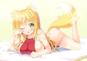 Rating: Questionable Score: 0 Tags: animal_humanoid apron bare_shoulders barefoot big_breasts blonde_hair blush bodily_fluids bottomless breasts butt canid canid_humanoid canine canine_humanoid clothed clothing collarbone dog_days drooling e621 feet female fox fox_humanoid fox_tail green_eyes hair humanoid ichi_makoto long_hair looking_at_viewer lying mammal mammal_humanoid on_front one_eye_closed open_mouth saliva solo sweat tail tears wink yukikaze_panettone User: bunchy7s