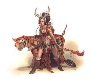 Rating: Safe Score: 0 Tags: 2009 boots bottomwear bow_(weapon) bra breasts brown_hair clothed clothing dungeons_and_dragons duo e621 elf felid female footwear fully_clothed fur hair hasbro hi_res holding_object holding_staff horn human humanoid jesper_ejsing knife long_hair magic_user mammal melee_weapon packlord_paragon pantherine polearm ranged_weapon shaman shoes simple_background skirt staff tail tiger traditional_media_(artwork) tribal_spellcaster underwear weapon wizards_of_the_coast yellow_eyes User: bunchy7s