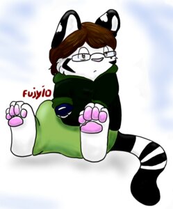 Rating: Safe Score: 0 Tags: 2010 anthro e621 eyewear felid female fujy fujy50 glasses mammal pantherine paws solo stripes tail tiger User: bunchy7s