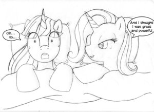Rating: Questionable Score: 0 Tags: bed dialogue duo e621 english_text equid equine female female/female feral friendship_is_magic furniture hasbro horn lying mammal monochrome morning_after my_little_pony mythological_creature mythological_equine mythology on_back shocked simple_background sketch smile text trixie_(mlp) twilight_sparkle_(mlp) unicorn unknown_artist white_background User: bunchy7s Rating: Questionable Score: 0 Tags: bed dialogue duo e621 english_text equid equine female female/female feral friendship_is_magic furniture hasbro horn lying mammal monochrome morning_after my_little_pony mythological_creature mythological_equine mythology on_back shocked simple_background sketch smile text trixie_(mlp) twilight_sparkle_(mlp) unicorn unknown_artist white_background User: bunchy7s