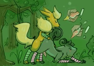 Rating: Explicit Score: 0 Tags: alternate_color anal anal_knotting anal_penetration blush bodily_fluids canid canine clothing cum cum_inside deep_penetration duo e621 eeveelution erection exclamation_point eyes_closed fan_character feral flareon footwear forest generation_1_pokemon genital_fluids genitals interspecies knot knotting legwear male male/male male_penetrated male_penetrating male_penetrating_male mammal multi_tail nintendo open_mouth outside pattern_clothing pattern_legwear penetration penis plant pokemon pokemon_(species) sex shiny_pokemon shugowah socks striped_clothing striped_legwear stripes tail tongue tongue_out tree veis vulpix User: bunchy7s