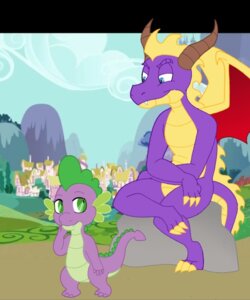 Rating: Safe Score: 0 Tags: 2011 activision crossover dragon duo e621 friendship_is_magic hasbro horn male mazapan membrane_(anatomy) membranous_wings my_little_pony mythological_creature mythological_scalie mythology scalie screencap screencap_background spike_(mlp) spyro spyro_the_dragon tail toony wings User: bunchy7s