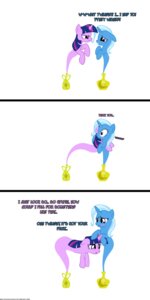 Rating: Safe Score: 0 Tags: 1:2 2013 alternate_species bodily_fluids bottle comic container crying dialogue duo e621 english_text equid equine female friendship_is_magic fur genie hair hasbro hi_res horn hug mammal multicolored_hair my_little_pony mythological_creature mythological_equine mythology navitaserussirus purple_body purple_eyes purple_fur purple_hair sad tears text trixie_(mlp) twilight_sparkle_(mlp) two_tone_hair unicorn User: bunchy7s