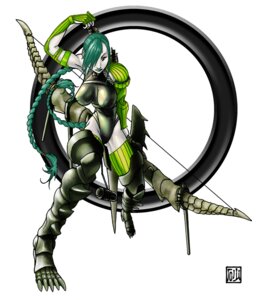Rating: Safe Score: 0 Tags: armor arrow_(weapon) bow_(weapon) breasts clothed clothing e621 exalted female green_hair hair holding_object holding_weapon human mammal ranged_weapon solo sunamori weapon User: bunchy7s