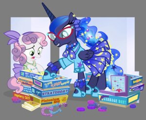 Rating: Safe Score: 0 Tags: 1950s_theme 2014 accessory alpha_channel ankle_bow battleship_(table_game) blue_eyes blue_hair board_game bottomwear bow_(feature) bow_accessory bow_ribbon box bracelet braces brand_parody card clothed clothed_feral clothing coin container d6 dice duo e621 english_text equid equine eyewear feathered_wings feathers female feral friendship_is_magic game_piece glasses green_eyes hair hair_accessory hair_bow hair_ribbon hairband hasbro horn horseshoe jewelry mammal movie_reference multicolored_hair my_little_pony mythological_creature mythological_equine mythology pink_hair pixelkitties princess_luna_(mlp) purple_hair ribbons scarf skirt sparkles stack star stratego sweetie_belle_(mlp) text two_tone_hair uranium_rush winged_unicorn wings User: bunchy7s