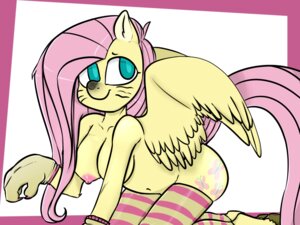 Rating: Questionable Score: 0 Tags: 4:3 anthro anthrofied biped bodypaint breasts citroncru claws clothing cutie_mark e621 equid equine face_paint feathered_wings feathers female fluttershy_(mlp) friendship_is_magic fur gloves hair handwear hasbro hi_res hooves kneeling legwear long_hair looking_at_viewer mammal my_little_pony mythological_creature mythological_equine mythology navel nipples pegasus pink_hair presenting smile solo stockings teal_eyes whiskers wings yellow_body yellow_feathers yellow_fur User: bunchy7s