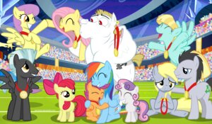 Rating: Safe Score: 0 Tags: 2014 accessory apple_bloom_(mlp) black_body black_fur black_hair blonde_hair blue_body blue_eyes blue_feathers blue_fur bow_(feature) bow_accessory bow_ribbon brown_hair bulk_biceps_(mlp) centered_hair_bow cutie_mark cutie_mark_crusaders_(mlp) derp_eyes derpy_hooves_(mlp) doctor_whooves_(mlp) e621 earth_pony equid equine eyes_closed feathered_wings feathers female feral fluttershy_(mlp) flying friendship_is_magic fur grey_body grey_fur group hair hair_accessory hair_bow hair_ribbon hasbro hi_res horn horse male mammal multicolored_hair multicolored_tail my_little_pony mythological_creature mythological_equine mythology orange_body orange_eyes orange_fur pegasus pink_hair pony ponyecho purple_hair rainbow_dash_(mlp) rainbow_hair rainbow_tail red_eyes red_hair ribbons scootaloo_(mlp) smile sweetie_belle_(mlp) tail teeth thunderlane_(mlp) unicorn white_body white_fur wings yellow_body yellow_fur User: bunchy7s