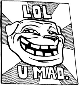 Rating: Safe Score: 0 Tags: anthro black_and_white bulldog canid canine canis domestic_dog e621 english_text eric_schwartz half-closed_eyes lol_comments male mammal mastiff meme molosser monochrome narrowed_eyes reaction_image sabrina_online smile solo teeth text trollface User: bunchy7s Rating: Safe Score: 0 Tags: anthro black_and_white bulldog canid canine canis domestic_dog e621 english_text eric_schwartz half-closed_eyes lol_comments male mammal mastiff meme molosser monochrome narrowed_eyes reaction_image sabrina_online smile solo teeth text trollface User: bunchy7s