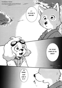 Rating: Safe Score: 0 Tags: anthro blush canid canine canis clothed clothing clothing_cord comic dialogue domestic_dog drawstring drawstring_topwear duo e621 english_text eyewear eyewear_on_head fur goggles goggles_on_head greyscale hanzou_(tetsunoshin) hi_res hoodie mak.s male mammal monochrome open_mouth outside plant poodle shiba_inu spitz tetsunoshin text topwear toy_dog toy_poodle tree url wan_wan_celeb_soreyuke!_tetsunoshin wanwan_paradise User: bunchy7s