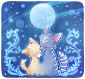 Rating: Safe Score: 0 Tags: andromorph atamoto blue_background blue_body blue_tail blush border canid canine canis closed_smile domestic_dog duo e621 eyes_closed feral intersex male mammal moon mouth_closed orange_body orange_tail simple_background smile tail white_border young young_andromorph young_feral young_intersex User: bunchy7s