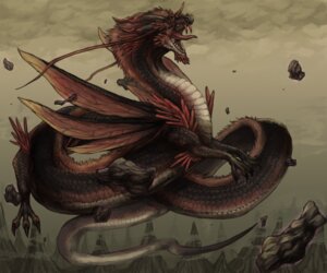 Rating: Safe Score: 0 Tags: 6:5 ambiguous_gender asian_mythology claws cloud detailed detailed_background dragon e621 east_asian_mythology eastern_dragon feral flying glowing horn insect_wings long_tail mythological_creature mythological_scalie mythology quadruped realistic rock scales scalie sharp_teeth solo tail teeth tongue tongue_out whiskers wings しなしな User: bunchy7s