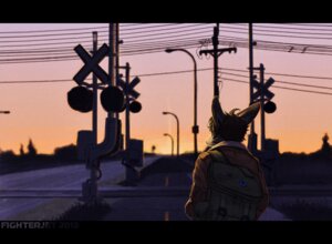 Rating: Safe Score: 0 Tags: 2013 anthro artist_name backpack black_bars boom_gate canid canine clothing crossbuck crossing_sign detailed_background digital_media_(artwork) digital_painting_(artwork) e621 fighterjet fox gate letterbox lightpole lux_(character) male mammal outside painting_(artwork) path planted_sign pole power_line railway_crossing railway_crossing_sign railway_track road road_sign shaded sign signal_light signpost sky soft_shading solo street_lamp sunset text traffic_sign utility_line utility_pole User: bunchy7s