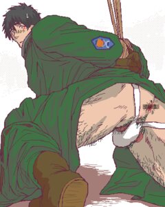 Rating: Explicit Score: 0 Tags: 1boy bound male male_only pumpkin_scissors randel_oland rule34 solo tagme User: bunchy7s