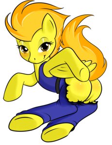 Rating: Questionable Score: 0 Tags: butt clothing digital_media_(artwork) e621 equid equine feathered_wings feathers female feral friendship_is_magic hasbro kloudmutt mammal my_little_pony mythological_creature mythological_equine mythology pegasus solo spitfire_(mlp) tail wardrobe_malfunction wings wonderbolts_(mlp) yellow_body yellow_feathers User: bunchy7s