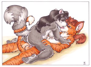 Rating: Explicit Score: 0 Tags: 2011 anthro anthro_on_anthro balls black_hair border breasts brown_hair colleen_(sugarnutz) duo e621 erection felid female female_penetrated flinters french_kissing from_front_position fur genitals grey_body grey_fur hair kissing licking lying male male/female male_penetrating male_penetrating_female mammal nude on_back orange_body orange_fur pantherine penetration penile penile_penetration penis penis_in_vagina procyonid raccoon reverse_missionary_position sex side_boob signature simple_background tail tiger tongue tongue_out vaginal vaginal_penetration white_background white_border User: bunchy7s