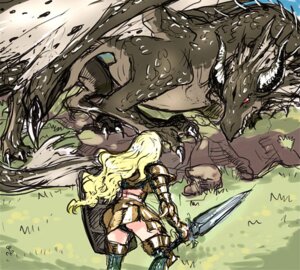 Rating: Safe Score: 0 Tags: armor blonde_hair claws dragon duo e621 female feral grey_body grey_scales hair horn human junex2 long_hair low_res mammal melee_weapon membrane_(anatomy) membranous_wings midriff mythological_creature mythological_scalie mythology rear_view red_eyes scales scalie shield size_difference sword tail toe_claws unconvincing_armor warrior weapon wings User: bunchy7s