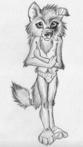 Rating: Explicit Score: 0 Tags: 4_toes anthro azziz balls_outline bandage big_head biped bulge canid canine canis clothed clothing crossdressing detailed_bulge e621 feet foot_wraps front_view fur genital_outline greyscale looking_at_viewer male mammal monochrome panties simple_background skimpy solo spera standing tail toes topless underwear whiskers white_background wolf wraps User: bunchy7s