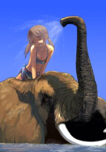 Rating: Questionable Score: 0 Tags: 1girls bikini closed_eyes elephant female kiriman_(souldeep) original rule34 sarong shower smile solo string_bikini swimsuit tied_hair twintails water User: bunchy7s
