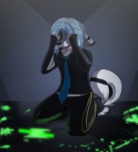 Rating: Safe Score: 0 Tags: anthro bodily_fluids canid canine canis crying domestic_dog e621 female glowing glowstick husky koji_unplugged mammal nordic_sled_dog silvyr solo spitz tail tears User: bunchy7s