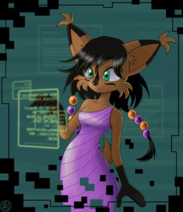 Rating: Safe Score: 0 Tags: anthro archie_comics artificial_intelligence black_hair brown_body brown_fur clothing confusion digital_creature dress e621 felid feline female fur hair kureejiilea lynx mammal nicole_the_lynx sega solo sonic_the_hedgehog_(archie) sonic_the_hedgehog_(comics) sonic_the_hedgehog_(series) teal_eyes toga User: bunchy7s