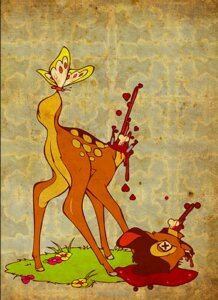 Rating: Questionable Score: 0 Tags: ambiguous_gender arthropod bambi bambi_(film) blood bodily_fluids butterfly death decapitation deer disney duo e621 feral gore heart_symbol insect lepidopteran mammal mule_deer new_world_deer severed_body_part severed_head unknown_artist User: bunchy7s Rating: Questionable Score: 0 Tags: ambiguous_gender arthropod bambi bambi_(film) blood bodily_fluids butterfly death decapitation deer disney duo e621 feral gore heart_symbol insect lepidopteran mammal mule_deer new_world_deer severed_body_part severed_head unknown_artist User: bunchy7s