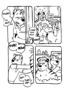 Rating: Safe Score: 0 Tags: anthro assisted_bathing bath black_and_white canid canine canis clothed clothing comic dialogue domestic_dog duo dylan_(vasuki) e621 ear_piercing english_text eyes_closed felid heart_symbol howie_(vasuki) male mammal monochrome pantherine piercing shiba_inu spitz text tiger topless vasuki water User: bunchy7s