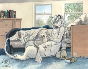 Rating: Safe Score: 0 Tags: 2007 acrylic_painting_(artwork) after_transformation anthro bed bedroom blue_eyes book casual_nudity chest_tuft detailed_background digitigrade e621 falling felid felid_taur fur furniture hair inside kacey lamp lion lying male mammal mammal_taur nude painting_(artwork) pantherine pillow quadruped solo tail tail_tuft taur traditional_media_(artwork) traditional_painting_(artwork) transformation tuft white_body white_fur white_hair window User: bunchy7s