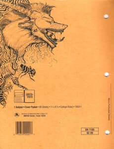 Rating: Safe Score: 0 Tags: ambiguous_gender canid canine e621 english_text feral headshot_portrait horn kitsubaka mammal monster notebook open_mouth portrait sharp_teeth simple_background solo teeth text tongue tongue_out User: bunchy7s