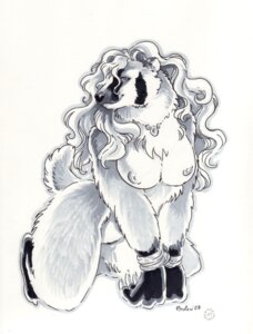 Rating: Questionable Score: 0 Tags: 2007 american_badger anthro badger bdsm big_breasts bondage bound breasts claws dark_natasha e621 female front_view fur hair heather_bruton jewelry looking_at_viewer mammal monochrome mustelid musteline necklace nipples nude pinup pose signature simple_background smile solo submissive submissive_female white_background User: bunchy7s