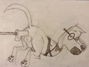 Rating: Explicit Score: 0 Tags: 4:3 anthro ass_up backsack balls bdsm bondage bound canid canine canis domestic_dog e621 erection eyewear gag gagged genitals glasses graphite_(artwork) half-closed_eyes jay_ward_productions looking_at_viewer male mammal mr._peabody mr._peabody_and_sherman narrowed_eyes nude penis rjdog115 solo submissive submissive_male tape tape_gag traditional_media_(artwork) User: bunchy7s