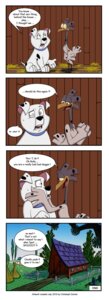 Rating: Questionable Score: 0 Tags: 101_dalmatians 101_dalmatians:_the_series avian bird canid canine canis chicken comic dalmatian disney domestic_dog duo e621 english_text female feral foxychris galliform hi_res male male/female mammal markings offscreen_rape offscreen_sex phasianid rolly_(101_dalmatians) spot_(101_dalmatians) spots spotted_body suggestive text User: bunchy7s