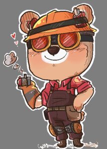 Rating: Safe Score: 0 Tags: alpha_channel armor bear e621 engineer_(team_fortress_2) eyewear goggles headgear heart_symbol helmet male mammal solo team_fortress_2 turchessse valve valve_corporation User: bunchy7s