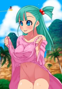 Rating: Explicit Score: 0 Tags: blue_eyes blue_hair blush bottomless bulma bulma_(dragon_ball) bulma_briefs bulmas_panty_flash canonical_scene dragon_ball dress_lift erect_nipples_under_clothes female female_only flying_nimbus human kinto'un no_panties rule34 skirt_lift son_gokuu straight_hair teenager User: bunchy7s
