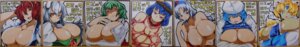 Rating: Questionable Score: 0 Tags: absurd_res animal_humanoid big_breasts blonde_hair blue_hair breasts cleavage clothed clothing e621 eirin_yagokoro female green_hair hair half-length_portrait hi_res huge_breasts human humanoid japanese_text kanako_yasaka keine_kamishirasawa keine_kamishirasawa_(hakutaku) komachi_onozuka lagomorph lagomorph_humanoid leporid_humanoid letty_whiterock long_image mammal mammal_humanoid marker_(artwork) multi_tail multiple_images partially_translated portrait rabbit_humanoid raised_clothing raised_shirt raised_topwear ran_yakumo red_hair shirt solo tail text to-u-do-ri topwear torn_clothing touhou traditional_media_(artwork) translation_request white_hair wide_image yuuka_kazami User: bunchy7s